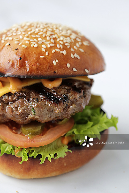 芝士汉堡图片素材