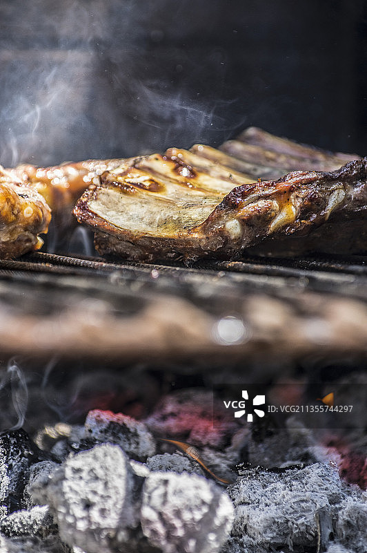 烤牛肉肋排图片素材