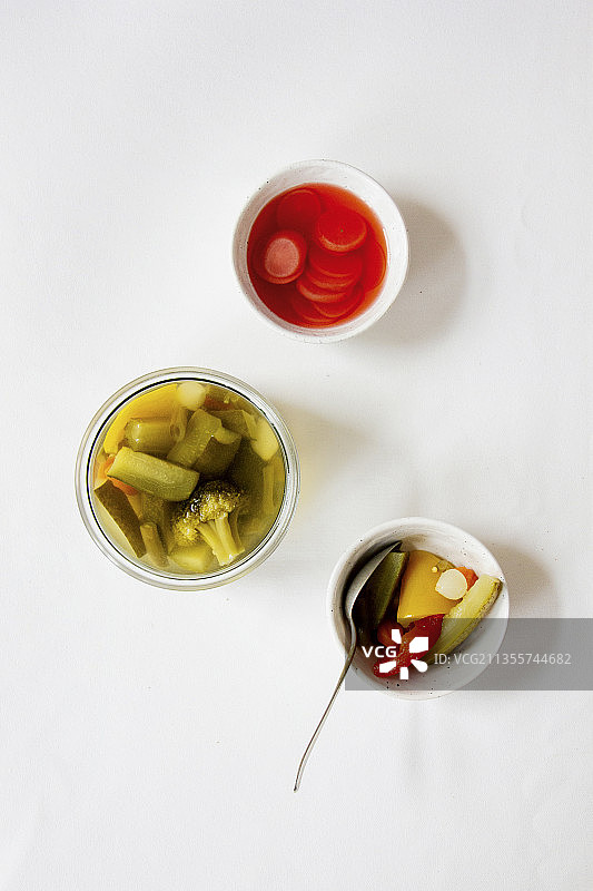 各式各样的腌制蔬菜图片素材