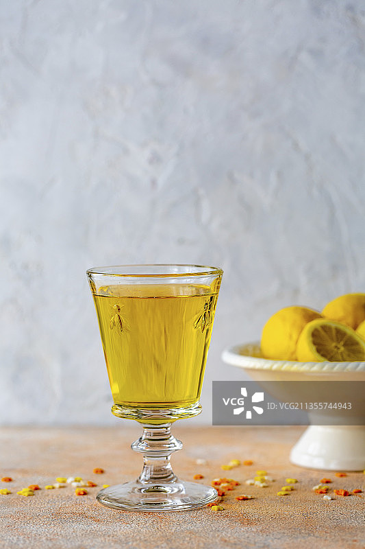 柠檬奶油甜点图片素材