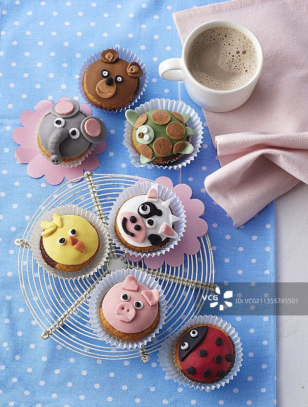 有趣的松饼（动物）图片素材