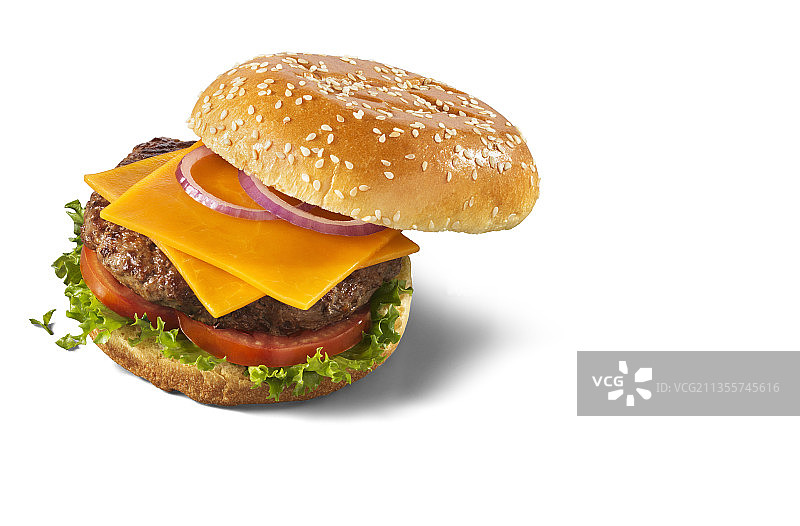 芝士汉堡图片素材
