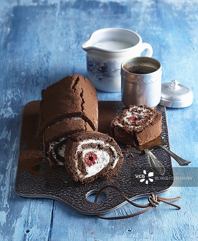 巧克力卷图片素材