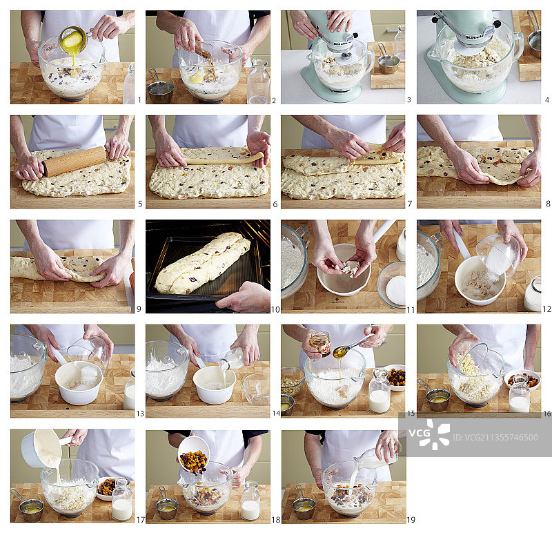 烘焙杏仁圣诞史多伦图片素材