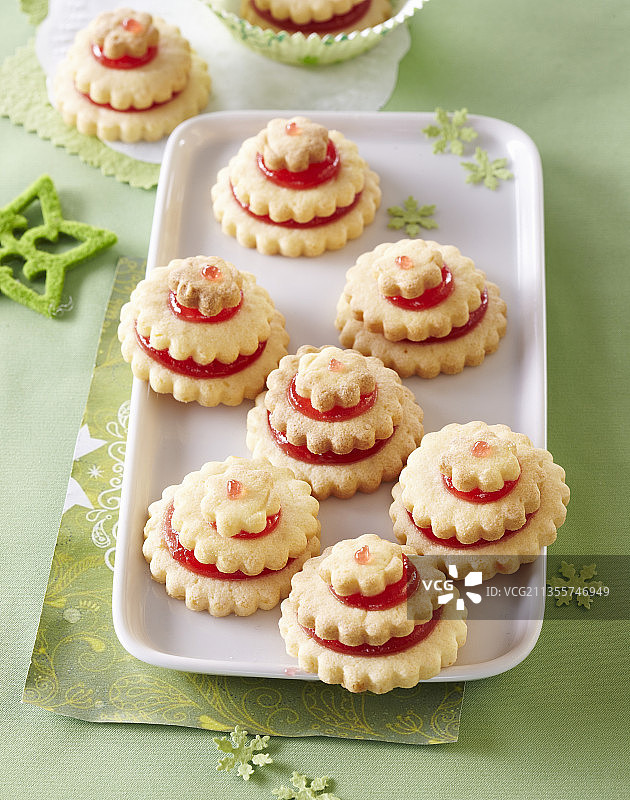 无麸质果酱饼干图片素材