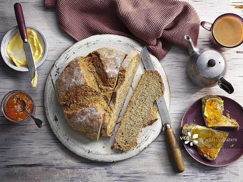 简易苏打面包图片素材