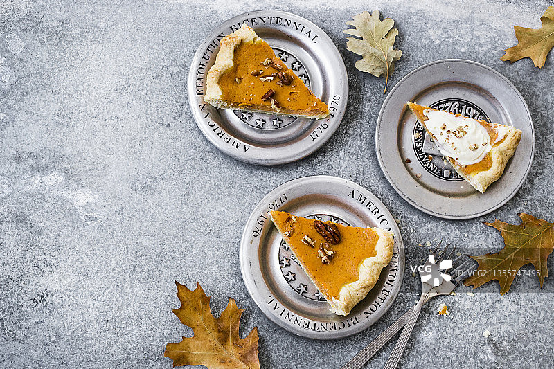 美式南瓜派图片素材