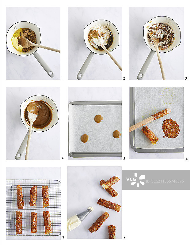 制作白兰地脆饼图片素材