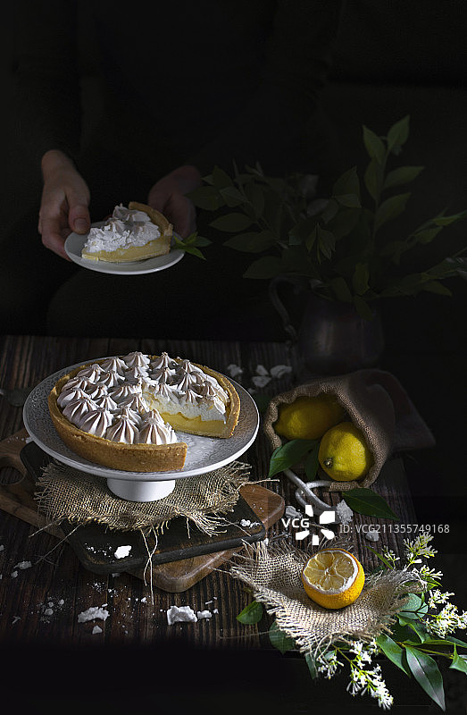 柠檬派图片素材