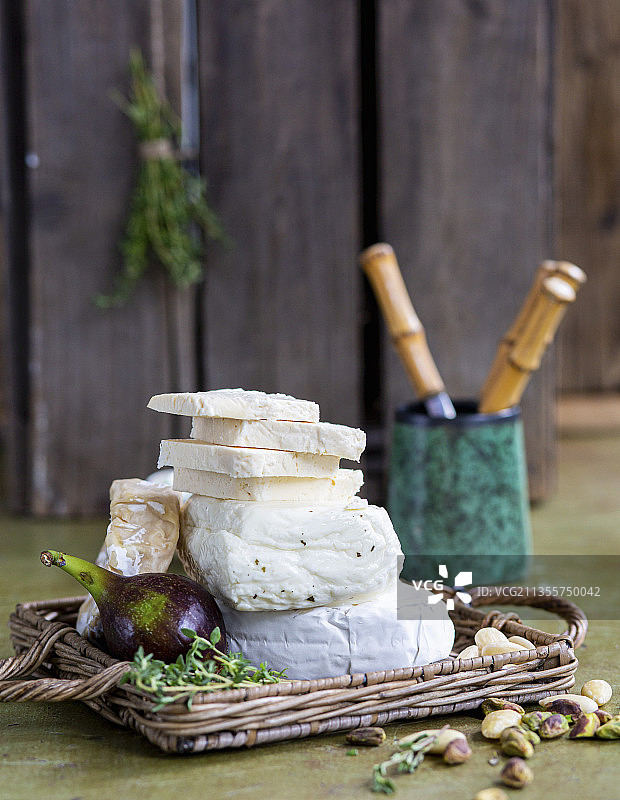 素食和纯素奶酪图片素材