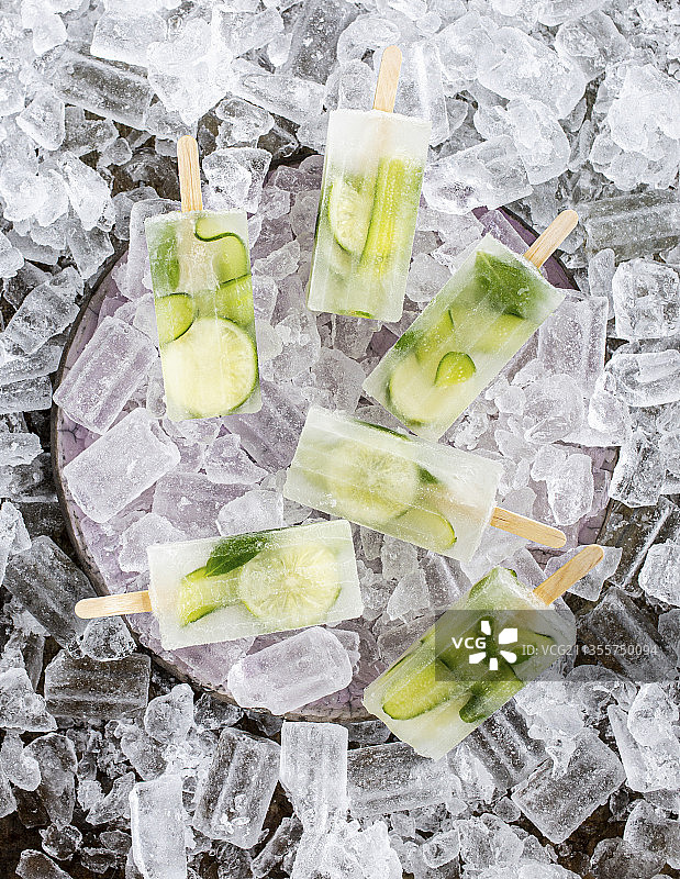 纯素金汤力冰淇淋图片素材