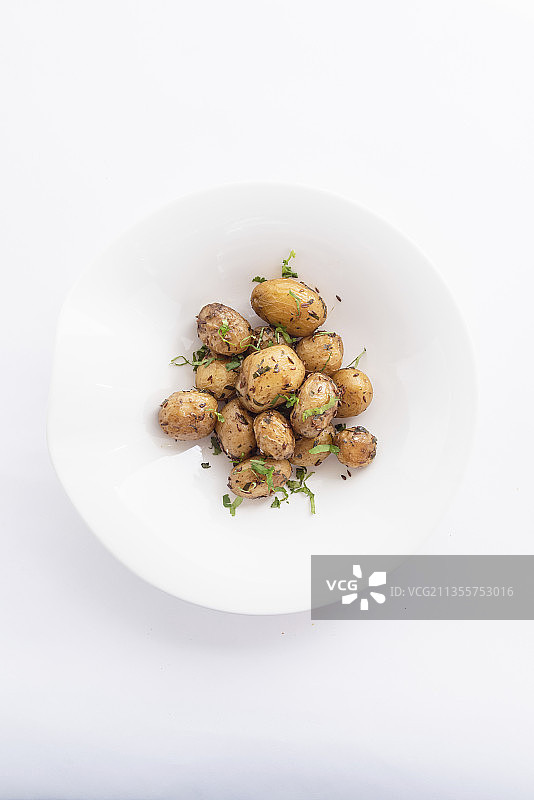 烤小土豆图片素材