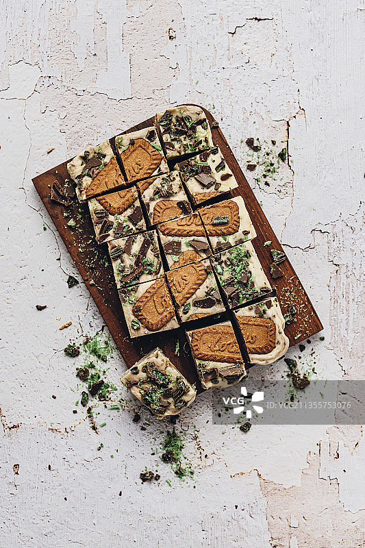 薄荷脆巧克力饼干软糖（南非）图片素材