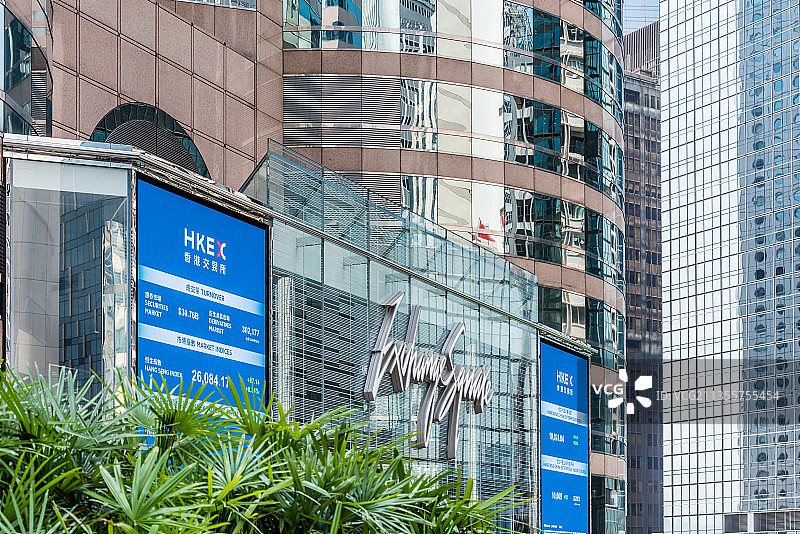 中国香港交易所建筑特写图片素材