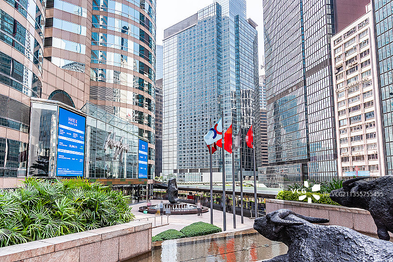 中国香港交易所建筑特写图片素材