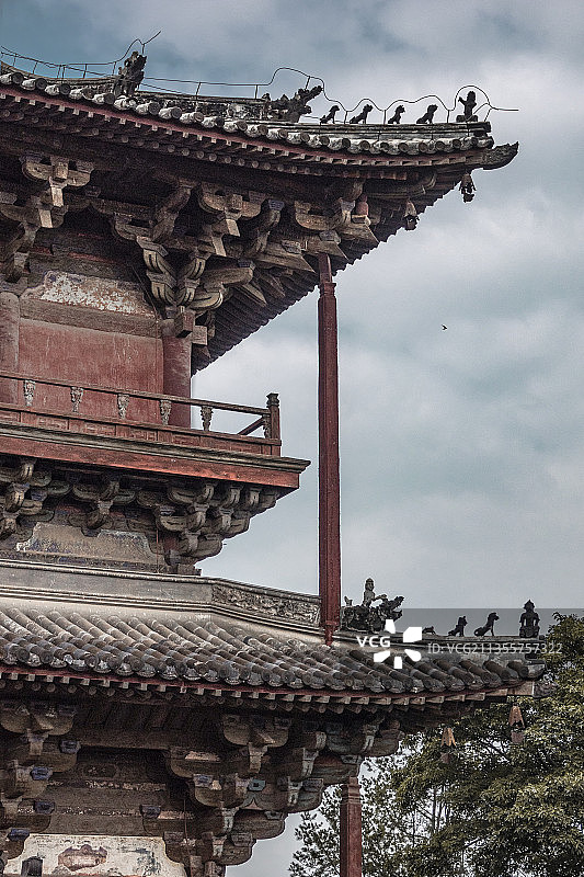 蓟县独乐寺观音阁图片素材