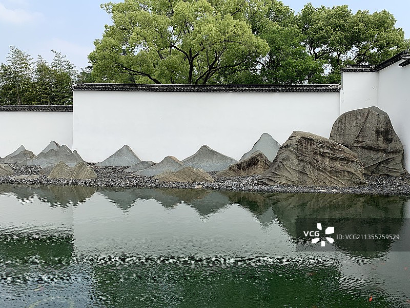 现代新中式风光图片素材