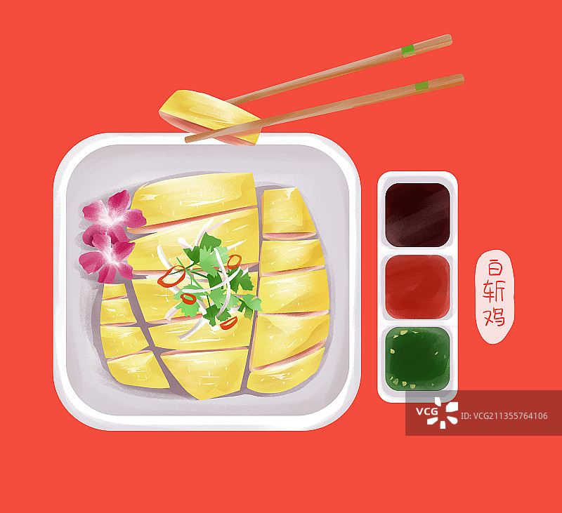 上海美食之  白斩鸡图片素材