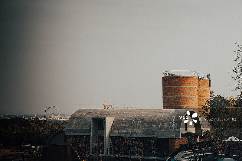 南京汤山矿坑公园图片素材