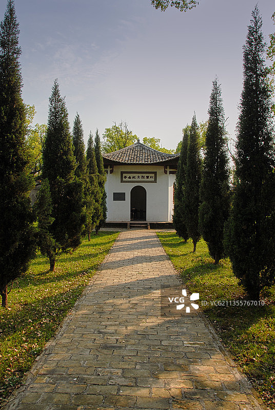 瑞金叶坪红色旅游景区，红军烈士纪念塔，红军烈士纪念亭图片素材