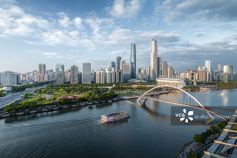 大湾区,广州,珠江新城,海心桥,江景图片素材