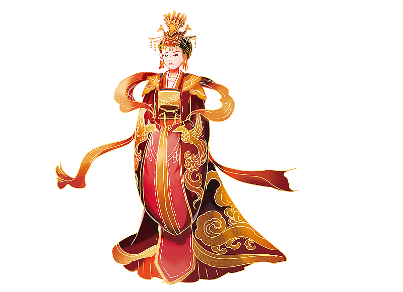 唐朝妇女高贵图片素材
