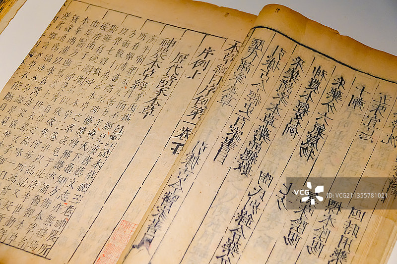 本草纲目 明代李时珍著作 中医 中药  医书 草药图片素材