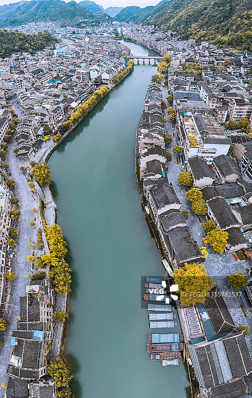 贵州黔东南苗族侗族自治州镇远古镇图片素材