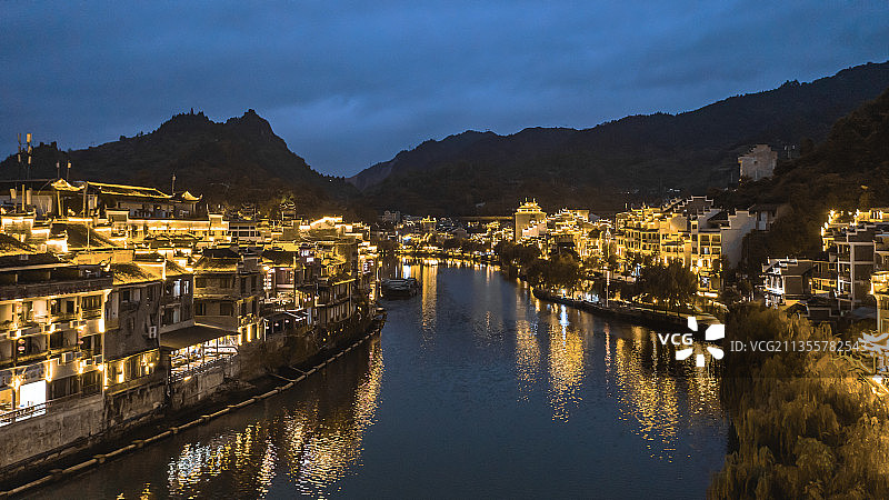 贵州黔东南苗族侗族自治州镇远古镇图片素材