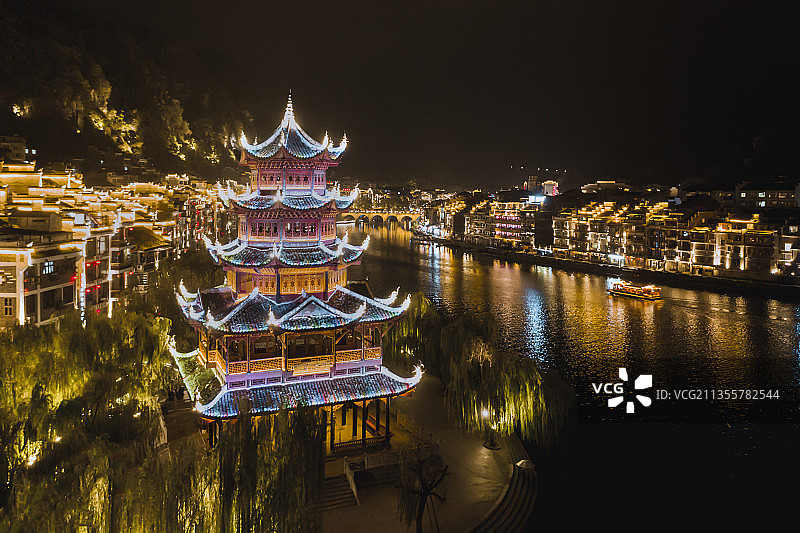 贵州黔东南苗族侗族自治州镇远古镇图片素材