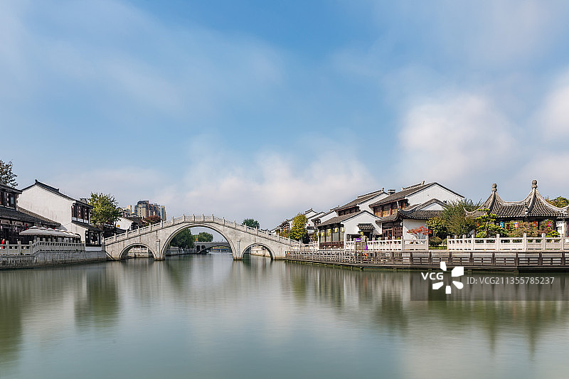 苏州园区斜塘老街风景图片素材