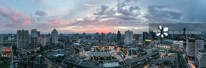 宁波市海曙区天一广场全景图图片素材