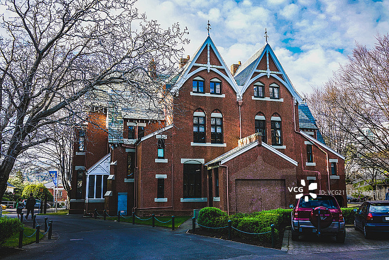 新西兰但尼丁大学教学楼建筑图片素材