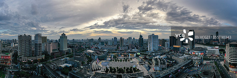 宁波市海曙区市区天一广场全景图图片素材
