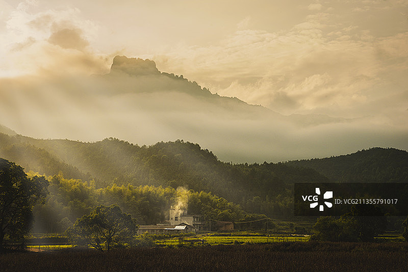 上饶灵山农家小景图片素材