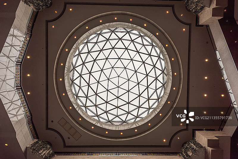 上海博物馆室内建筑图片素材