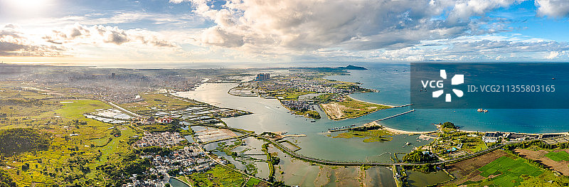 中国广东省汕尾市碣石镇碣石镇湾图片素材
