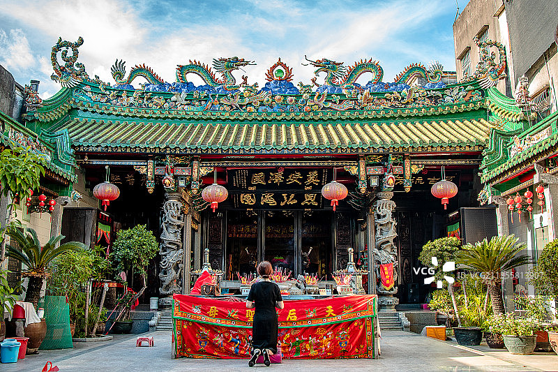 中国广东省汕尾市陆丰甲子天后宫图片素材