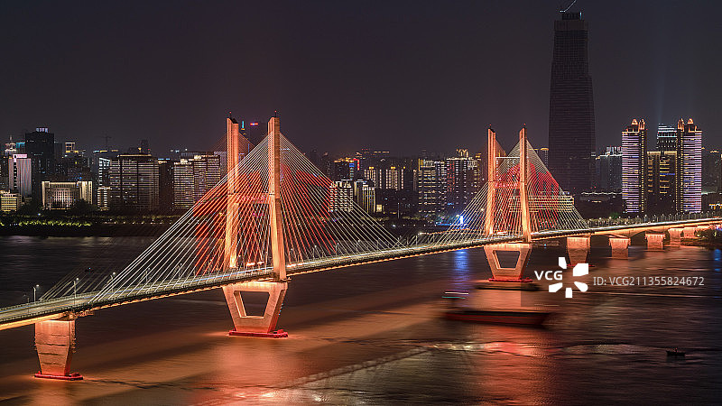 武汉长江二桥图片素材