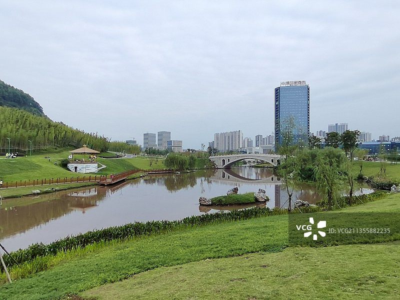 城市休闲绿地图片素材