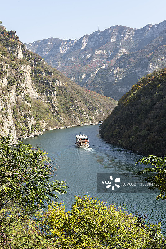 河南省焦作市博爱县水库青天河风景区图片素材