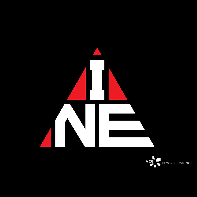 三角形字母标志设计图片素材