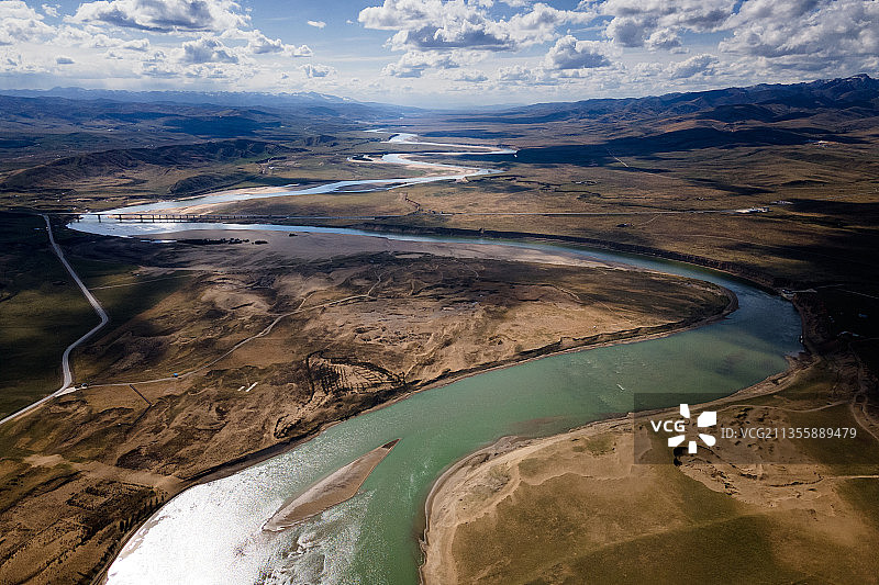 黄河第一湾图片素材