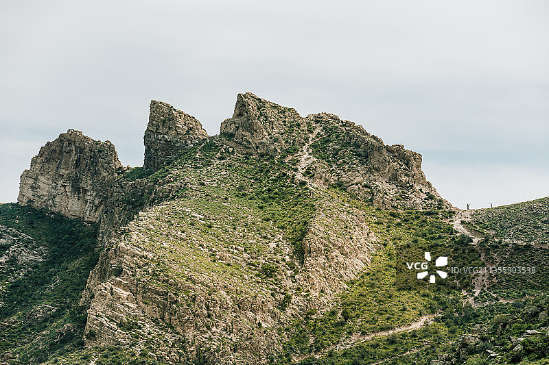 贺兰山笔架山峰图片素材