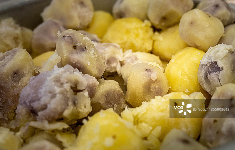 煮熟的土豆图片素材