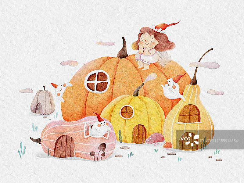 南瓜小镇图片素材