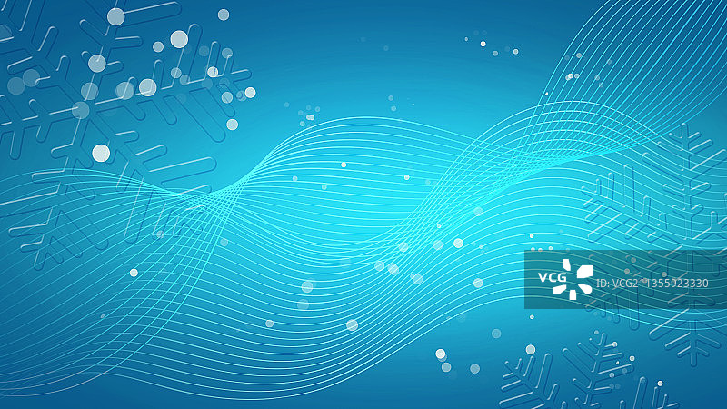 蓝色冬季冰雪背景图片素材