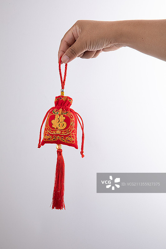 手提福袋吊坠图片素材