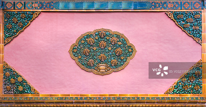 故宫的花墙图片素材