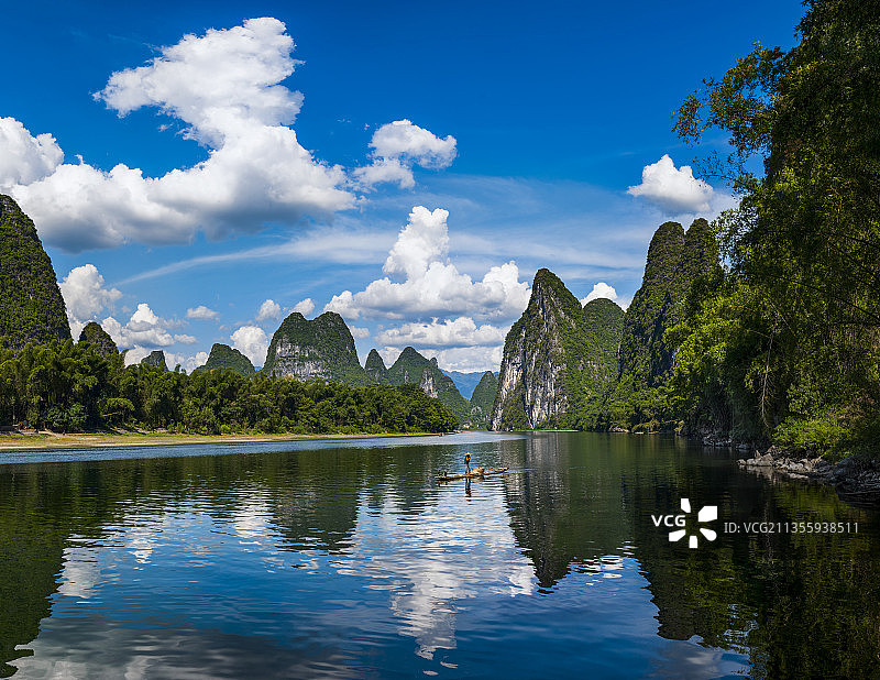 漓江•黄布倒影图片素材